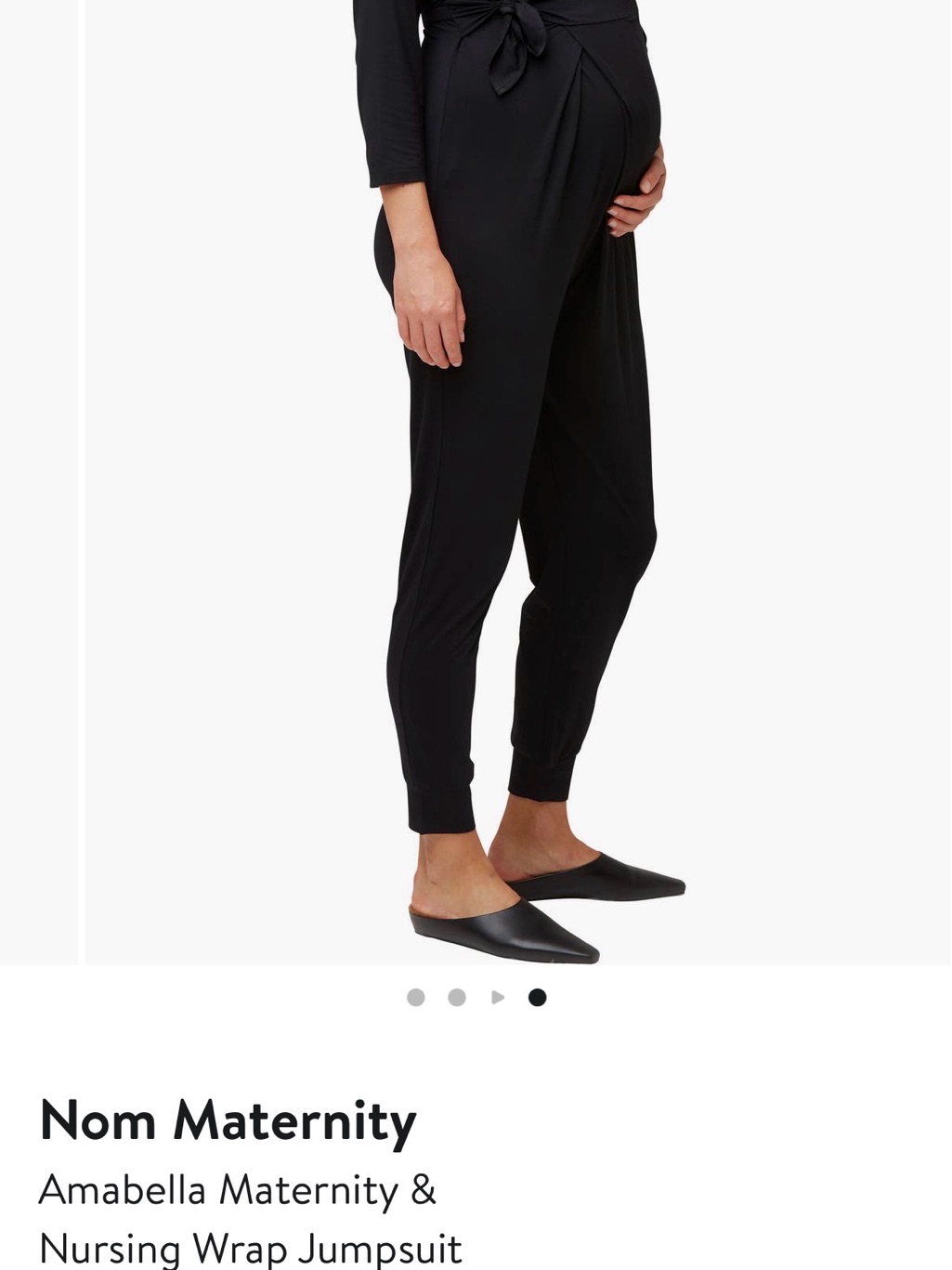 Nom Maternity Size Guide Chart - White — image 2 of 8